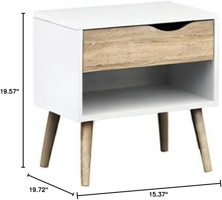 Nightstand in White - Tvilum