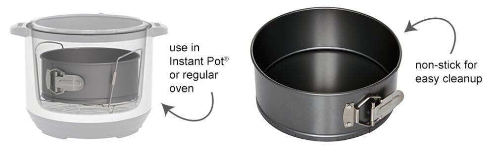Instant Pot Official Non-Stick Springform Pan - Gray