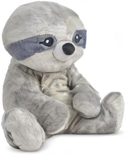 Hugimals Sam the Sloth 4.5lbs Weighted Self Care Stuffed Animal Stress Anxiety Relief Plush for Adults, Kids