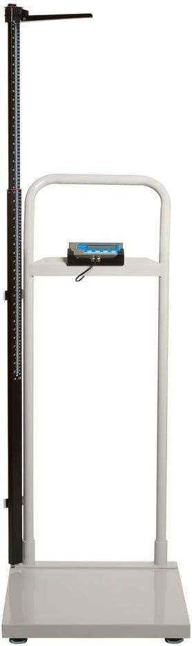 White Steel Digital Physician Scale with LCD Display