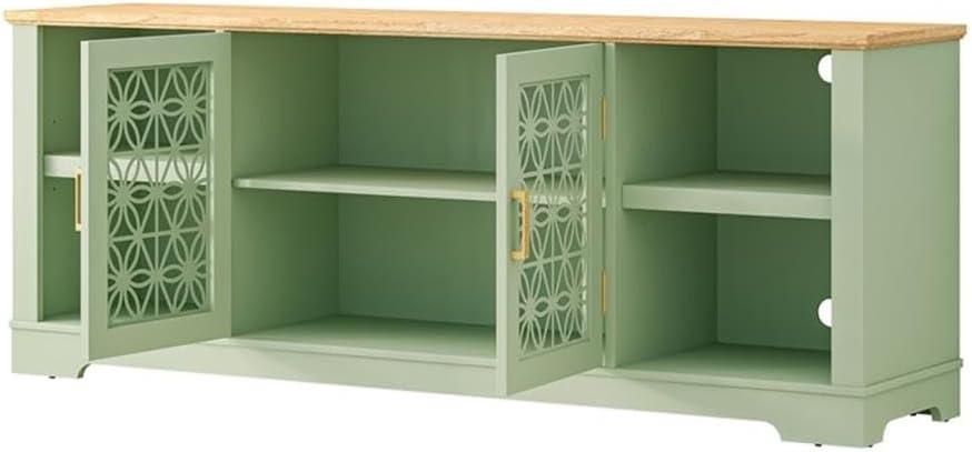 Decorative TV Stand for TVs up to 70" Green - Festivo
