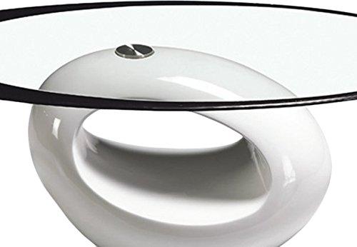 Orren Ellis Glass Top Coffee Table