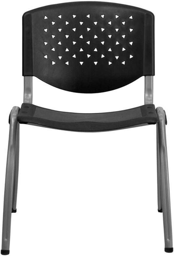 HERCULES Series 880 lb. Capacity Plastic Stack Chair with Powder Coated Frame