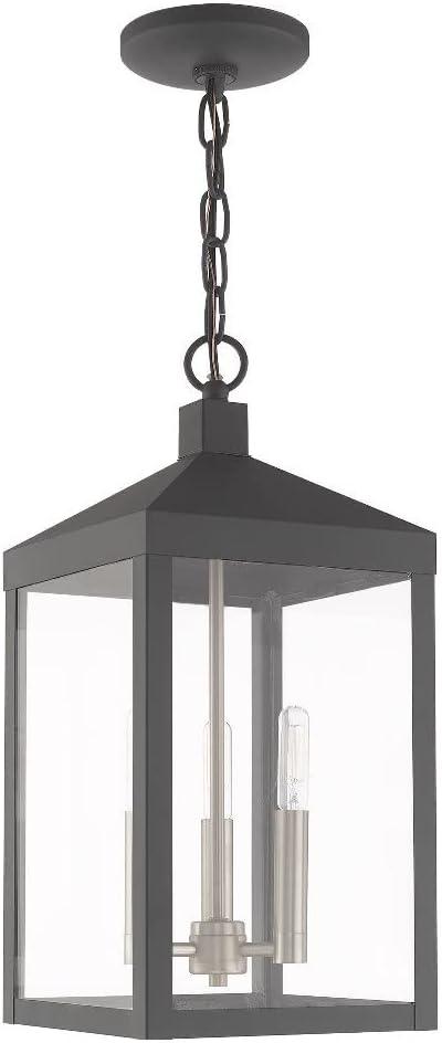 Livex Lighting Nyack 3 - Light Pendant in  Antique Brass