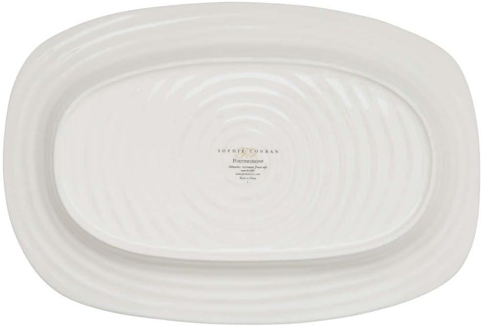 Portmeirion Portmeirion Sophie Conran White Melamine Sandwich Tray 13.5"X9"