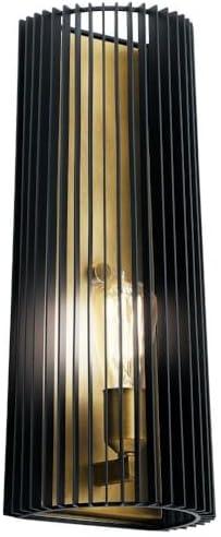 Linara 1 Light Wall Sconce Black