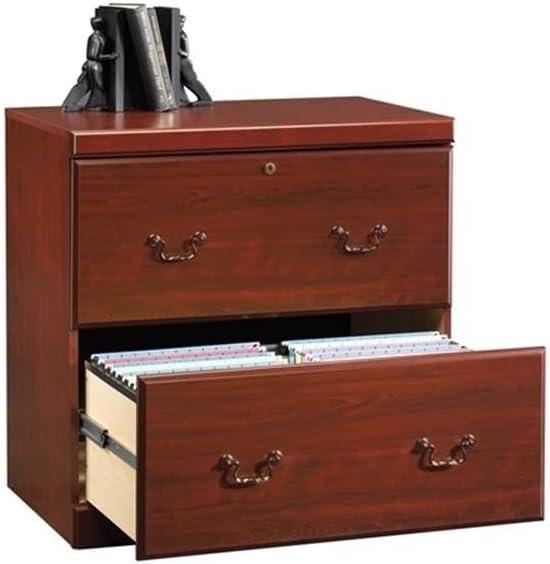 Sauder Heritage Hill 2 Drawer Lateral Wood File Cabinet in Classic Cherry