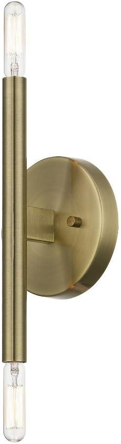 Livex Lighting Copenhagen 2 - Light Wall Light in  Antique Brass