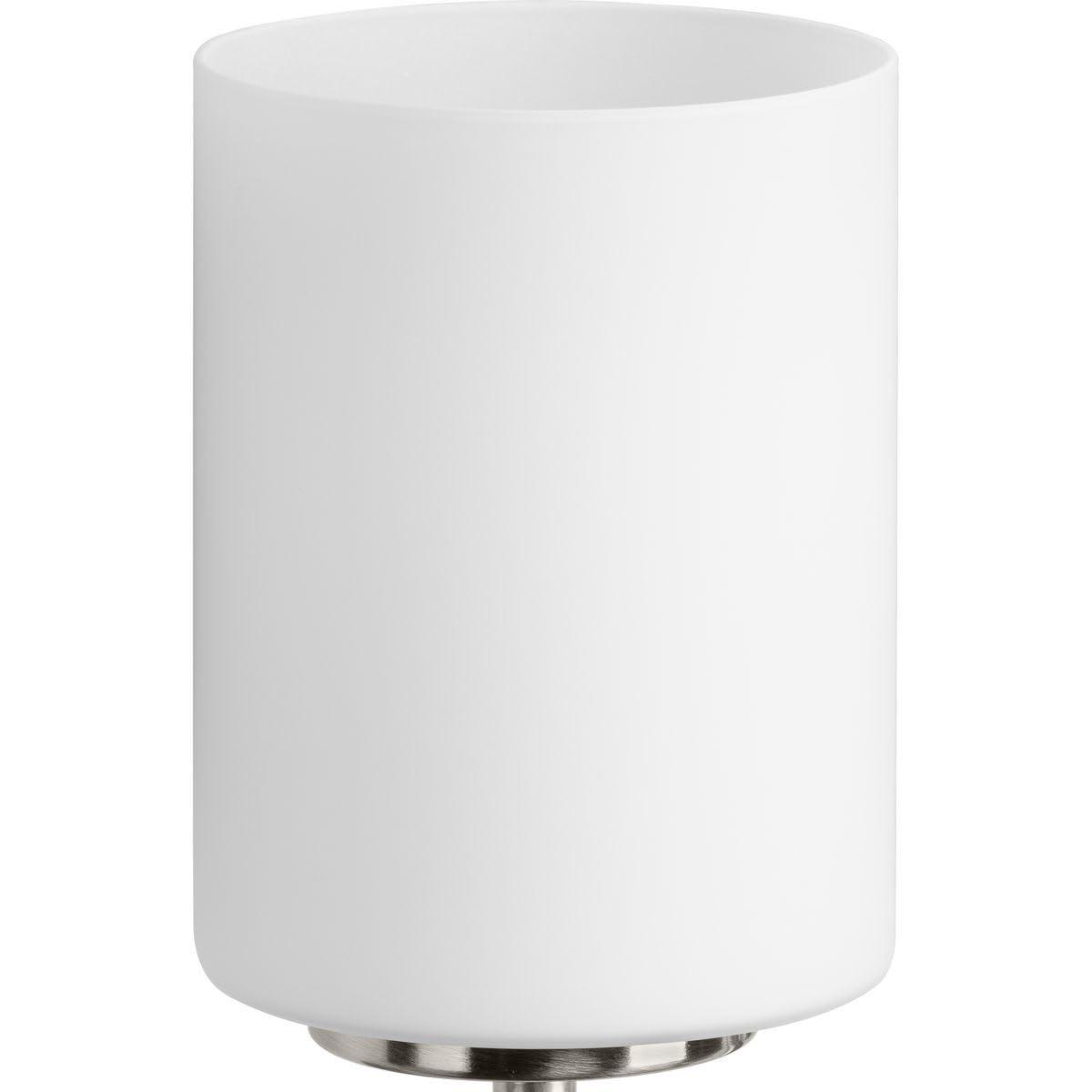 Progress Lighting Replay Collection 3-Light Bath Vanity, Brushed Nickel, Shade Included