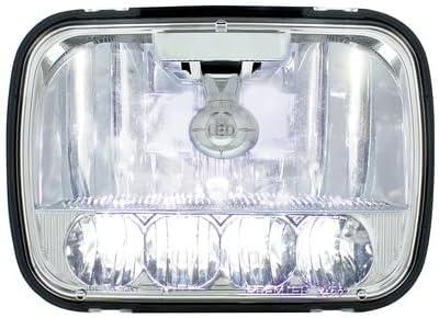 United Pacific 5 High Power LED 5 in x 7 in Crystal Headlight - High and Low Beam Headlight 31297