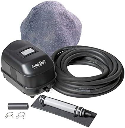 The Pond Guy Pond Aerator 1, Water Garden Aeration Kit: Diaphragm Compressor, Air Line & Diffuser