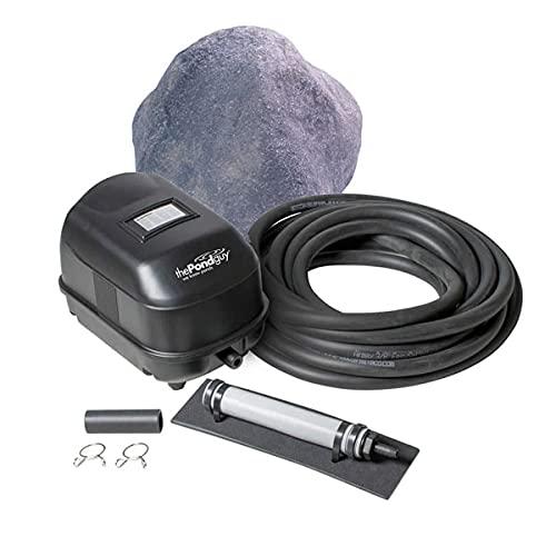 The Pond Guy Pond Aerator 1, Water Garden Aeration Kit: Diaphragm Compressor, Air Line & Diffuser