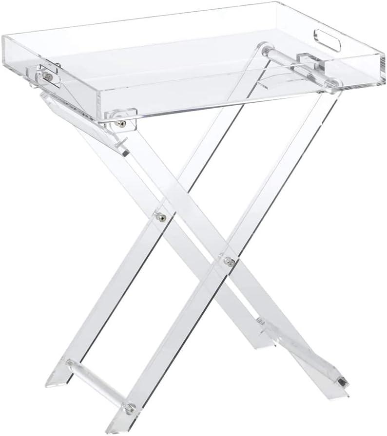 Acrylic Folding Tray Table