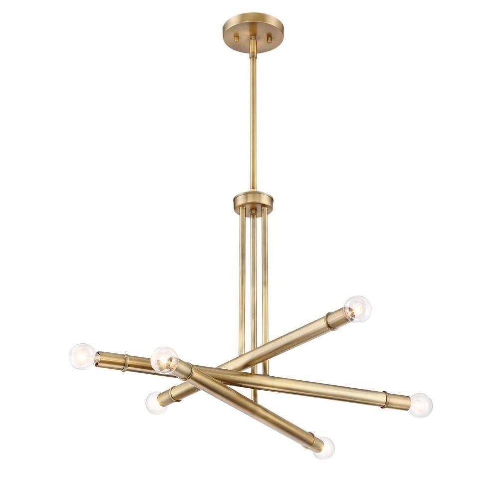 Designers Fountain 92786-OSB Emmett 3 Light Chandelier in Old Satin Brass