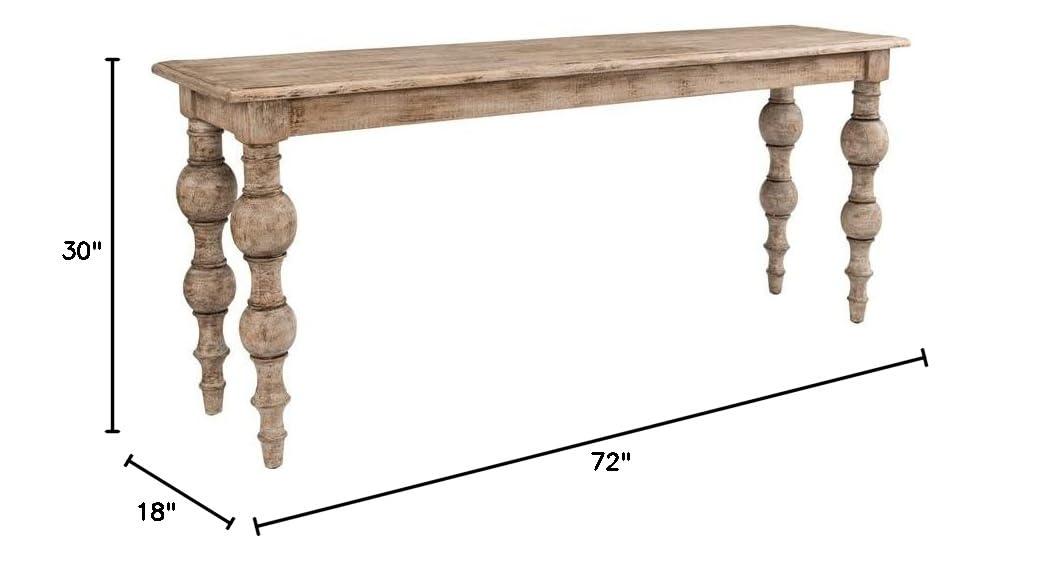 Bander Reclaimed Wood Console Table (72")