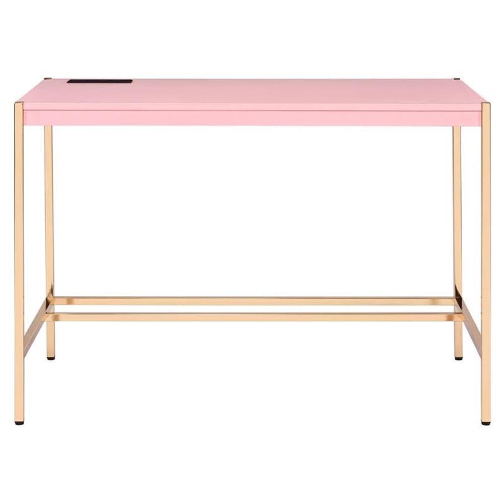 Plethoria Home Writing Desk with USB Ports