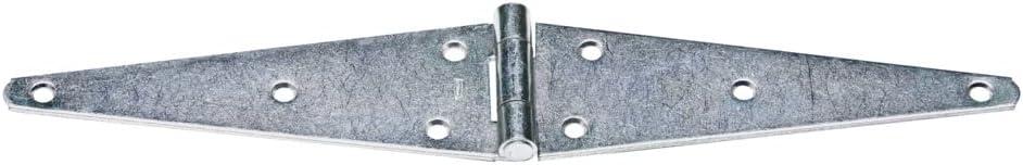 National Hardware - V282 10" Heavy Strap Hinge with no Screws - Boxed Loose