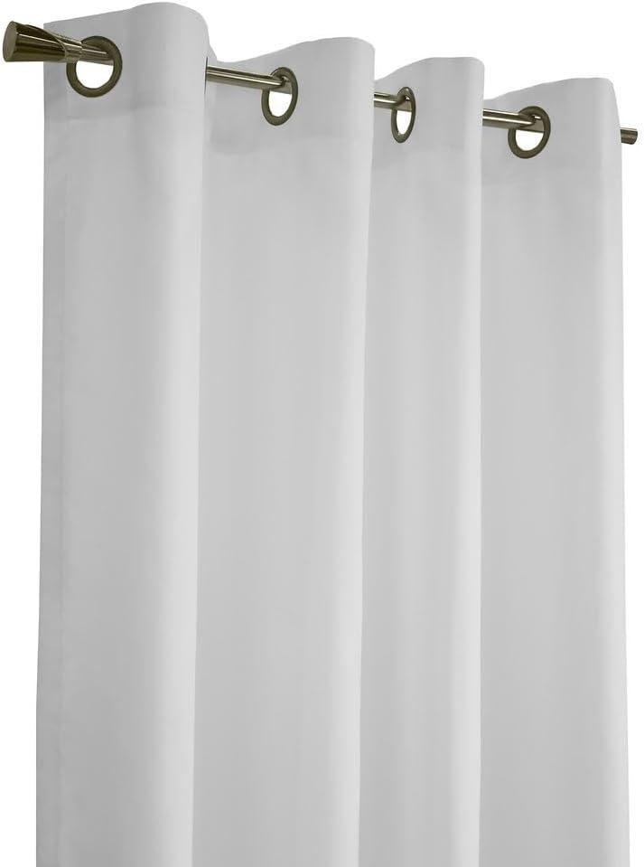 Thermalogic Galion Solid Color Semi-Sheer Thermal Grommet Single Curtain Panel