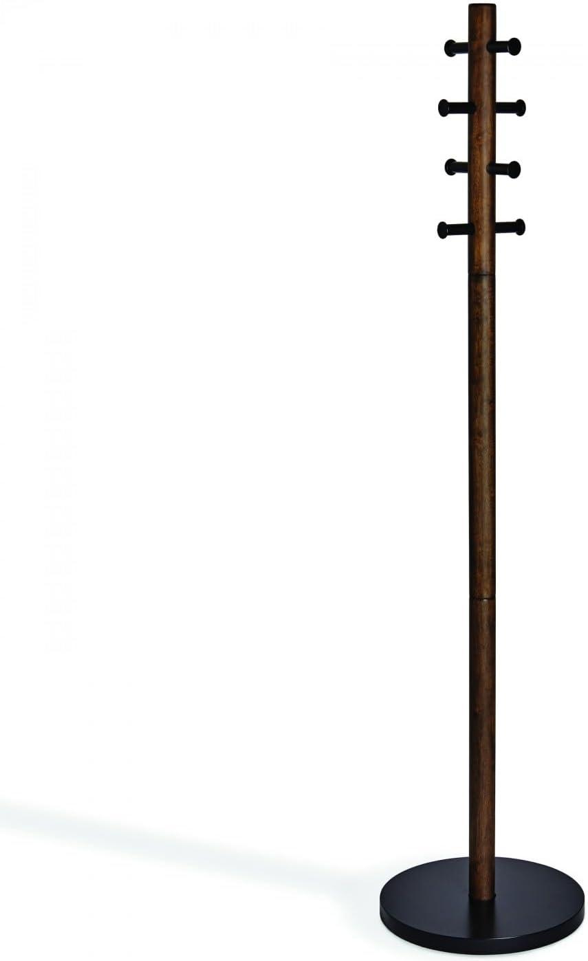 Pillar 8 - Hook Freestanding Solid Wood Coat Rack