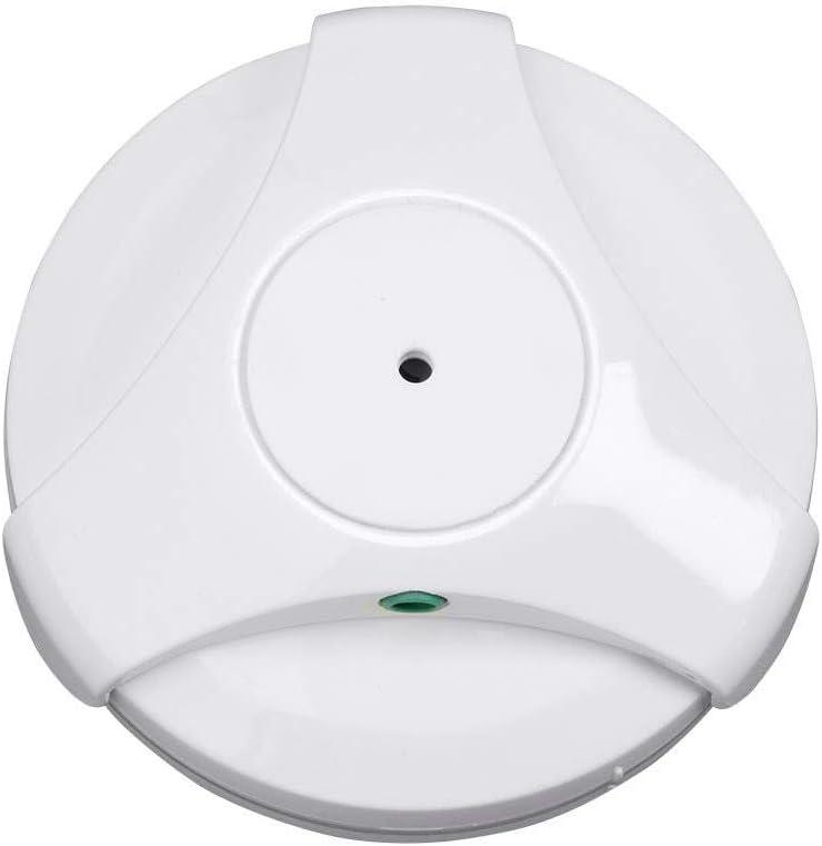 Monoprice Wireless Smart Water Leak/Flood Sensor - White with Probe and Alarm, No Hub Required (Supports IFTTT) - From STITCH Collection