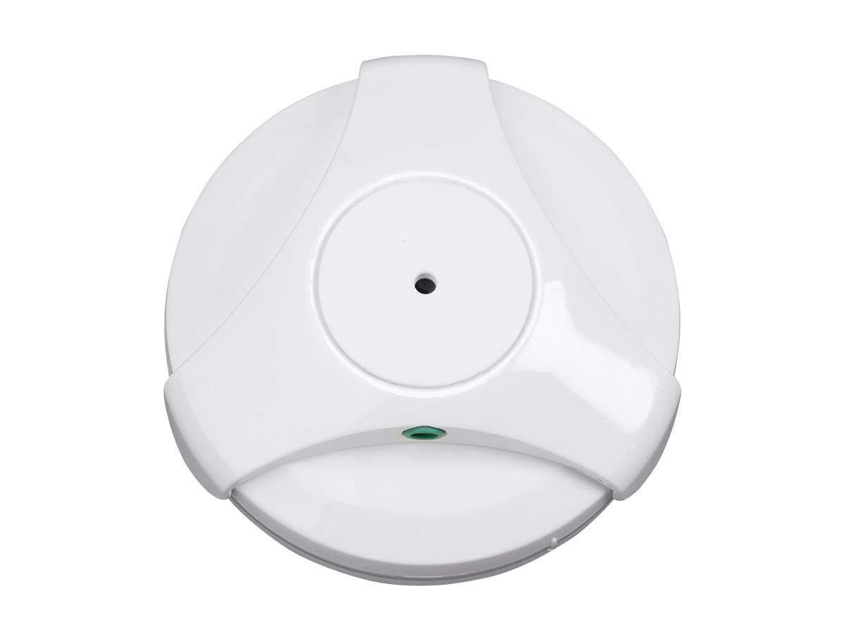 Monoprice Wireless Smart Water Leak/Flood Sensor - White with Probe and Alarm, No Hub Required (Supports IFTTT) - From STITCH Collection