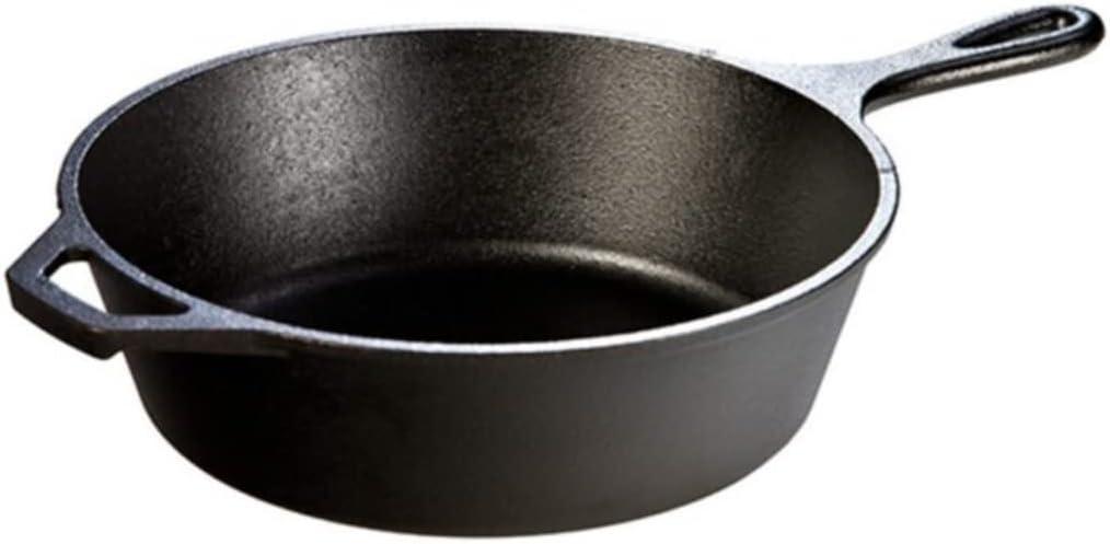 Lodge Logic L8DSK3 Pre-Seasoned Cast Iron Deep Skillet 10.5" OD x 3"