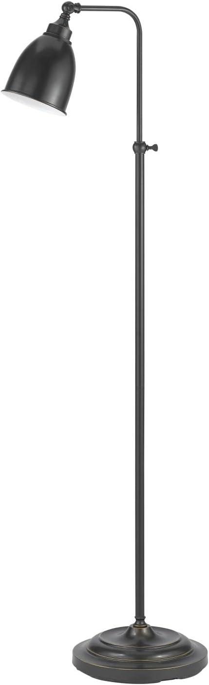 Adjustable Dark Bronze Pharmacy Floor Lamp with 3-Way Switch