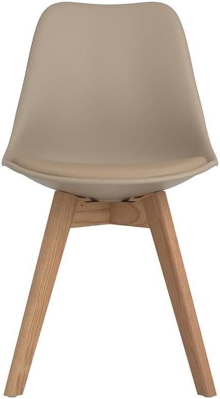 Shylo Upholstered Side Chair-Tan