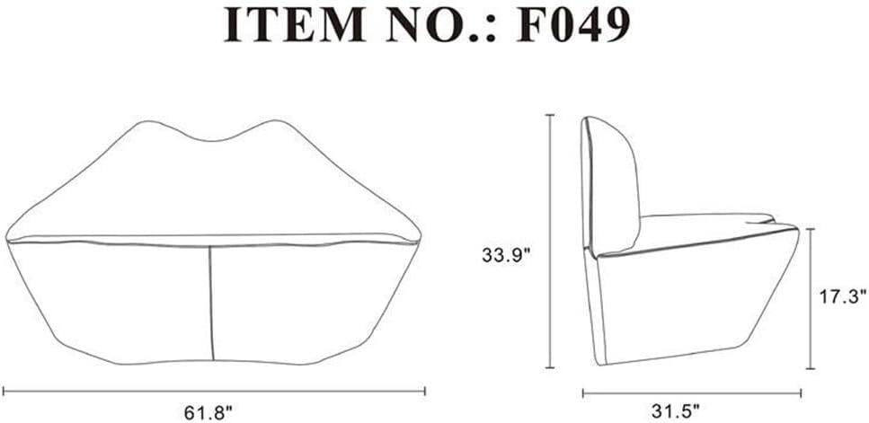 61.8'' Faux Leather Loveseat