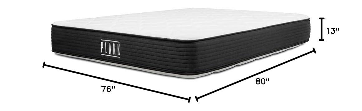 Brooklyn Bedding Plank 11-Inch Two-Sided Firm Mattress with Cooling Top, King