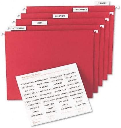 Avery Consumer Products Avery® Laser/Ink Jet Inserts For Hanging File Fold Paper Hanging Files Cabinet
