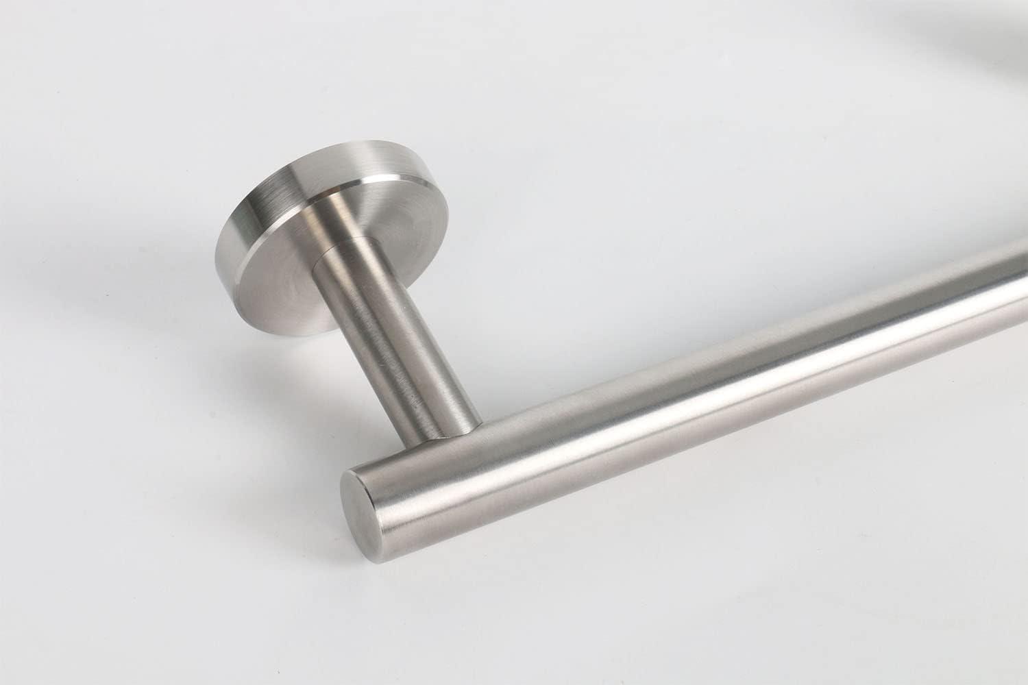 Brushed Nickel 16'' Stainless Steel Wall Mounted Towel Bar