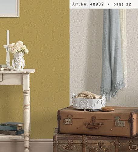 Carter White Textured Paintable Vinyl Wallpaper Roll