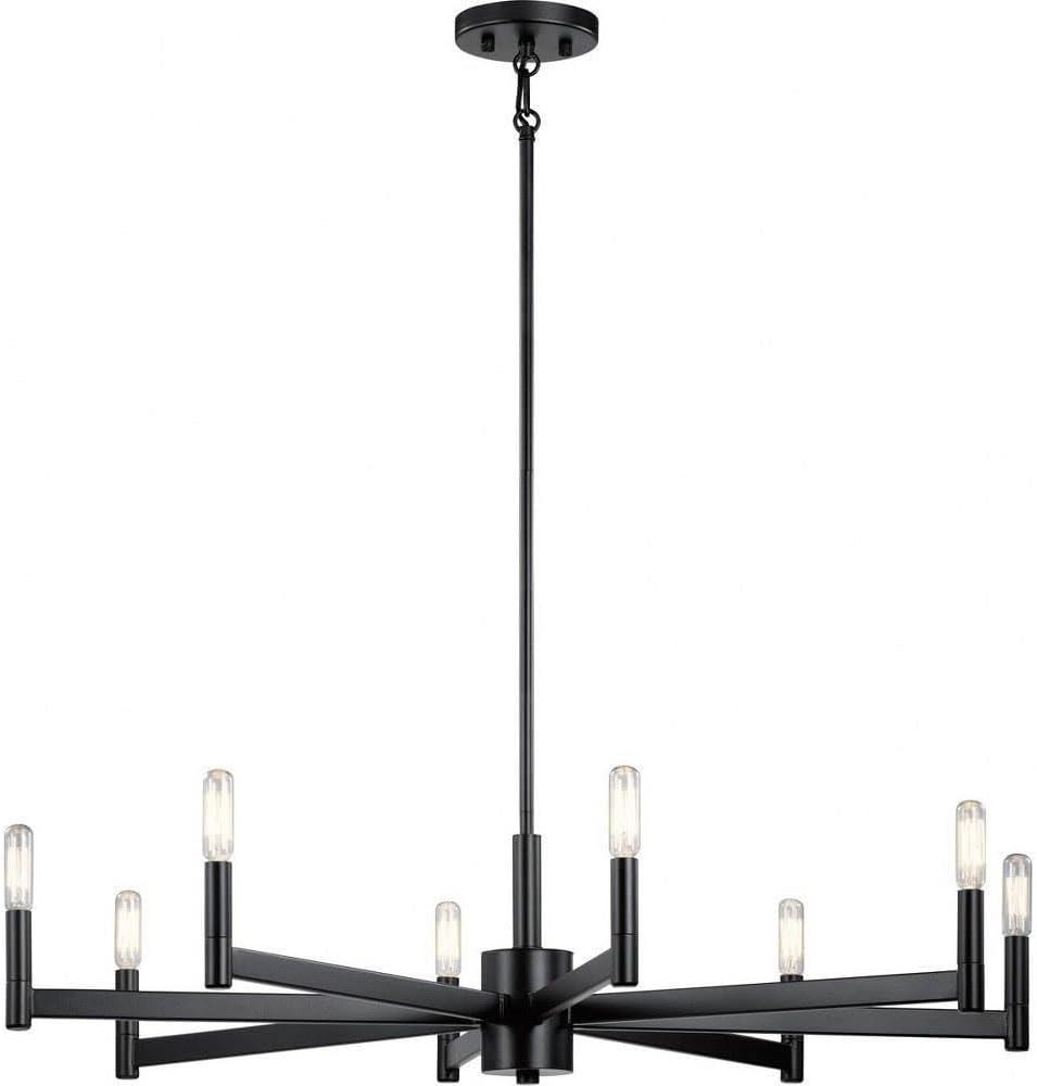 Kichler Lighting Erzo 8 - Light Chandelier in  Black