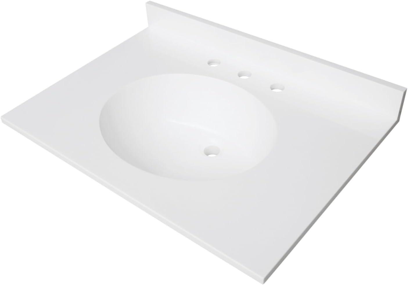 Kingston Brass Wimbeldon 31-Inch Solid Surface Vanity Top