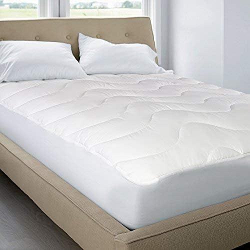 Full Size White Waterproof Down Alternative Mattress Topper