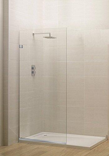 Milan 30" W x 60" H Frameless Fixed Glass Panel