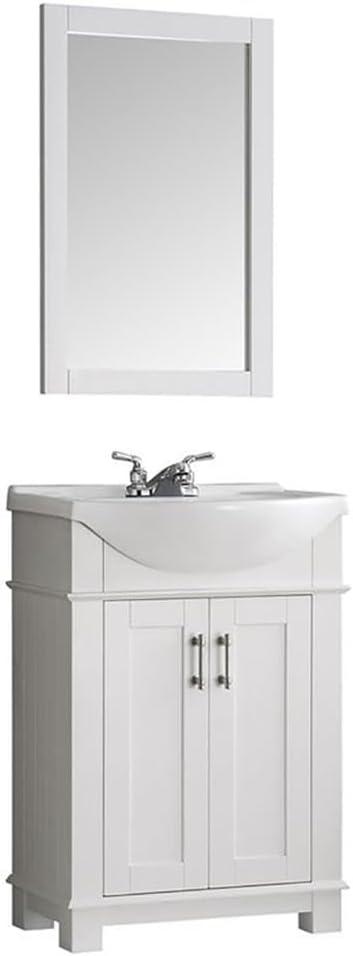 Hartford 24" Freestanding Single Traditional Bathroom Vanity w/ Integrated Sink -Faucet Not Included