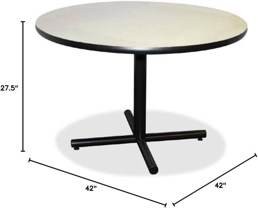 Black Steel X-Leg Training Table Base