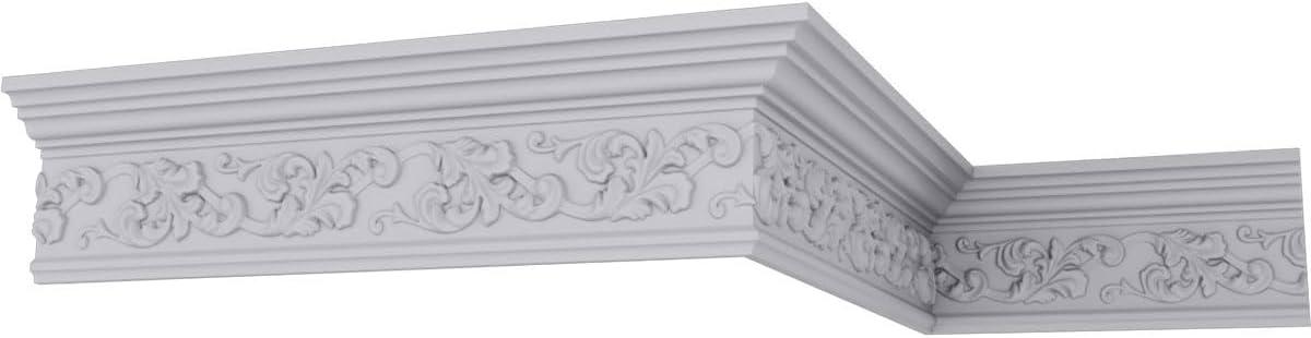 Ekena Millwork 5 1/2"H x 2 1/4"P x 6"F x 94 1/2"L Richmond Crown Moulding