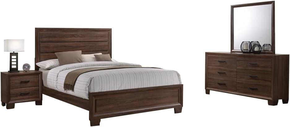 Brandon Bedroom Set Medium Warm Brown