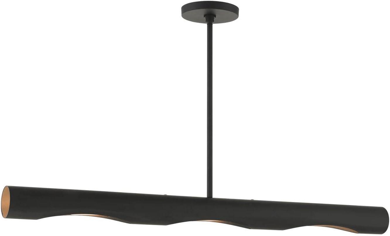 Livex Lighting Novato 3 - Light Chandelier in  Black