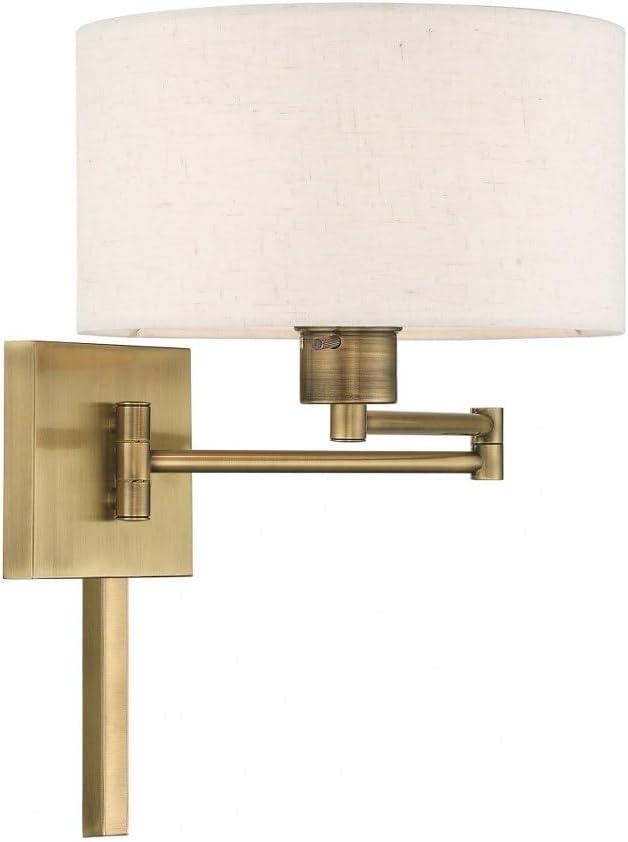 Livex Lighting 1 - Light Wall Light in  Brushed Nickel