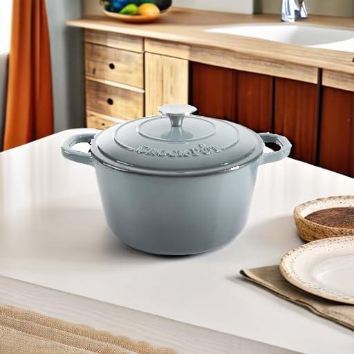 Crock-pot Artisan Cast Iron Round Dutch Oven