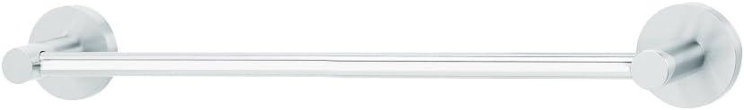 Contemporary Polished Chrome 18" Wall Mounted Towel Bar