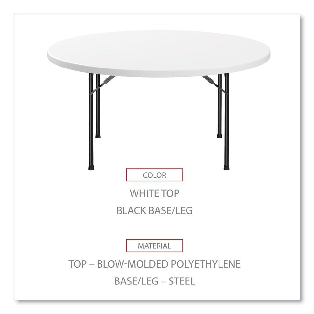 Alera® 60'' Circular Folding Table