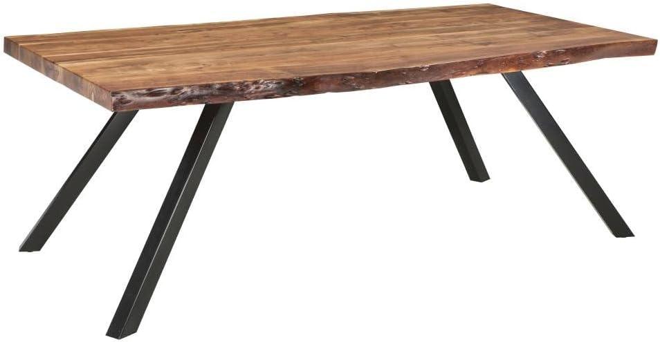 Modus Reese Solid Wood Dining Table in Natural Acacia