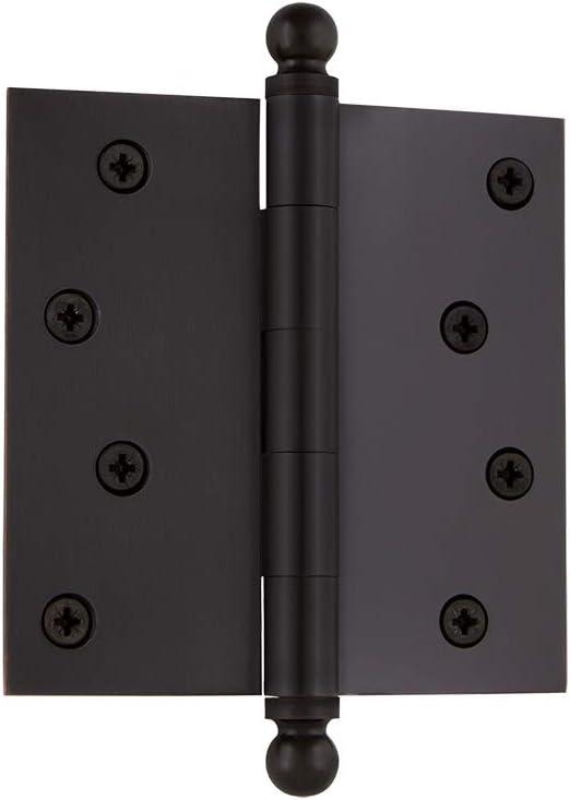 Nostalgic Warehouse 4" x 4" Ball Tip Residential Hinge with Square Corners