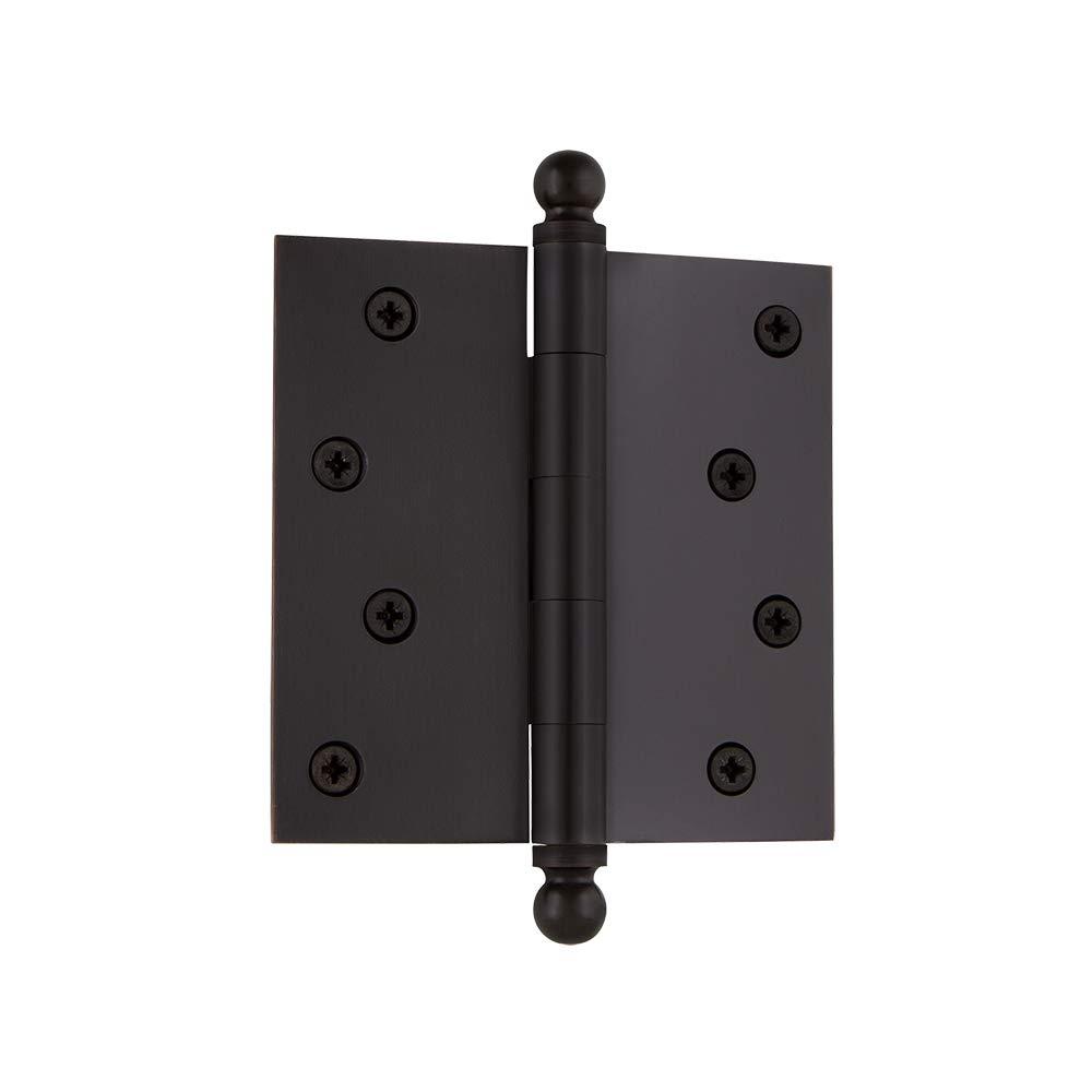 Nostalgic Warehouse 4" x 4" Ball Tip Residential Hinge with Square Corners