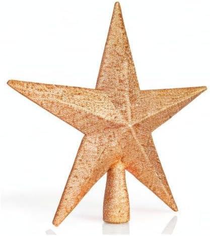 Ornativity Glitter Star Tree Topper - Champagne - 8